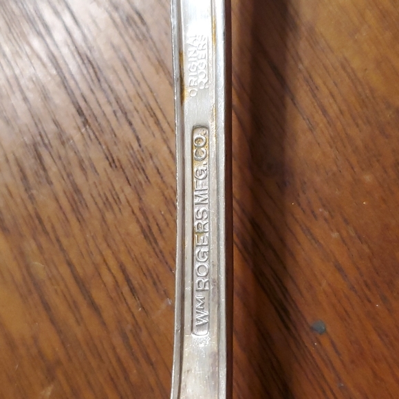 W.M. Rogers Mfg. Co. Silver serving spoons - Picture 3 of 3